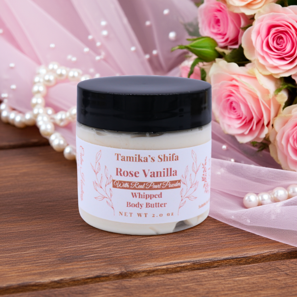 Pearl-Infused Rose Vanilla Body Butter