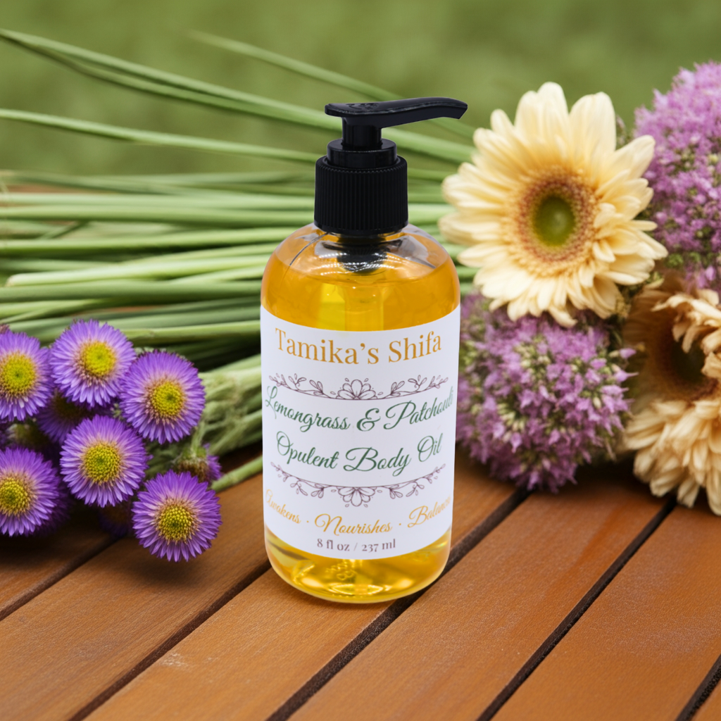 Lemongrass & Patchouli Opulent Body Oil