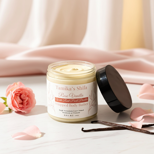 Rose Vanilla Pearl Body Butter