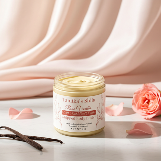 Rose Vanilla Pearl Body Butter