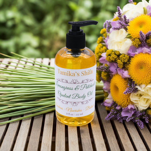 Lemongrass & Patchouli Opulent Body Oil