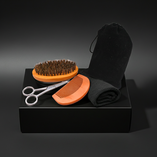 Ameer's Beard Grooming Set – 4-Piece Natural Kit