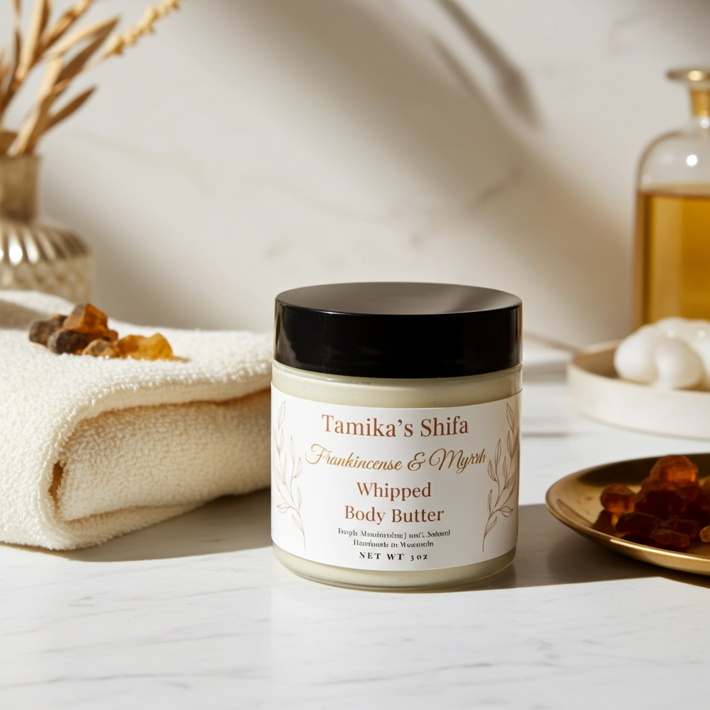 Frankincense & Myrrh Pearl Body Butter