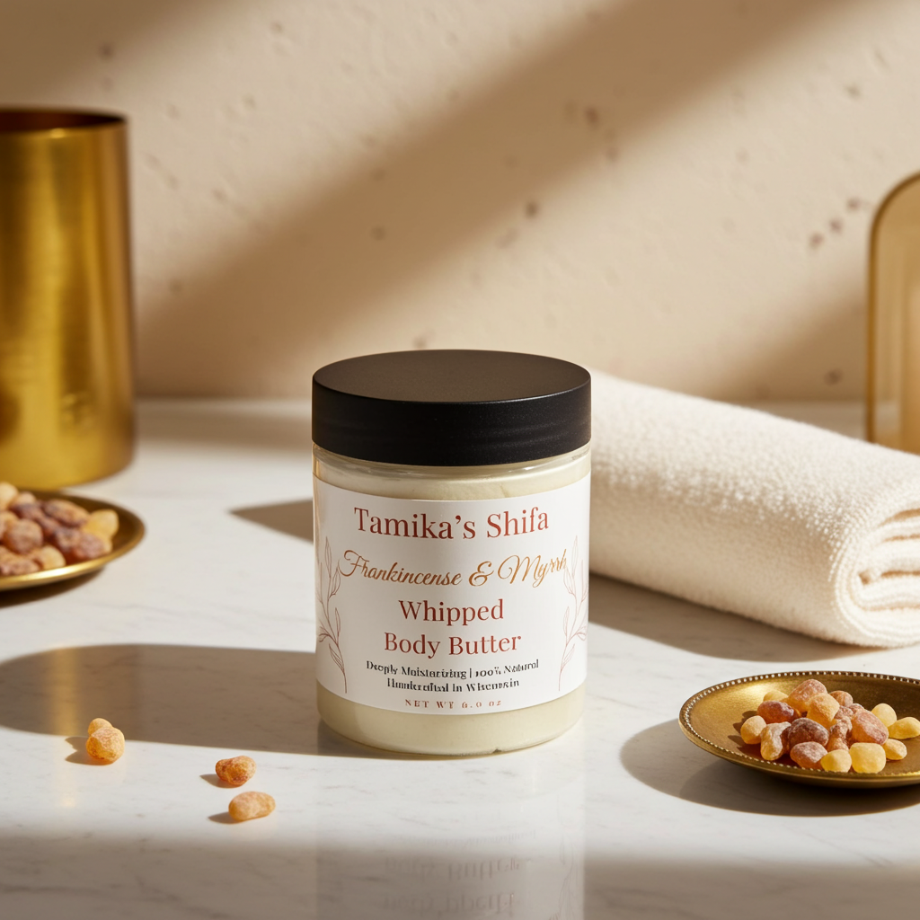 Frankincense & Myrrh Pearl Body Butter