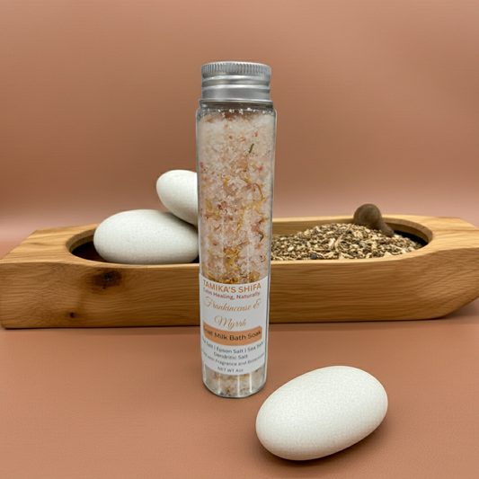 Frankincense & Myrrh Goat Milk Bath Soak