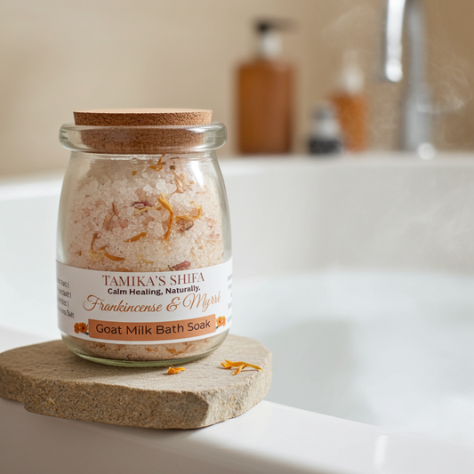 Frankincense & Myrrh Goat Milk Bath Soak