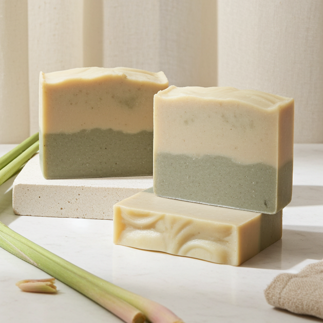 Lemongrass Clay Soap