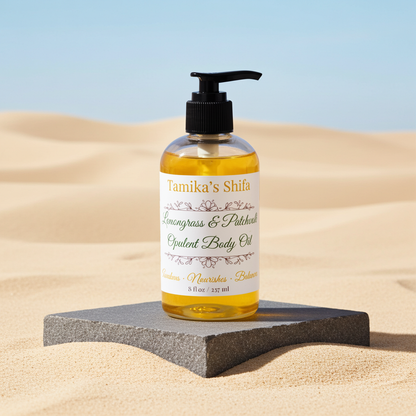 Lemongrass & Patchouli Opulent Body Oil