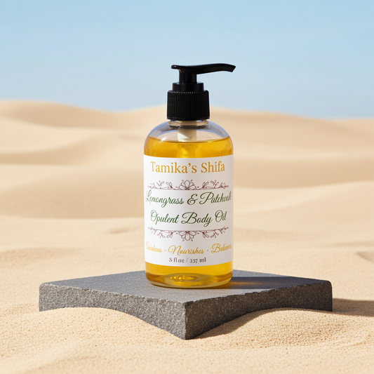 Lemongrass & Patchouli Opulent Body Oil