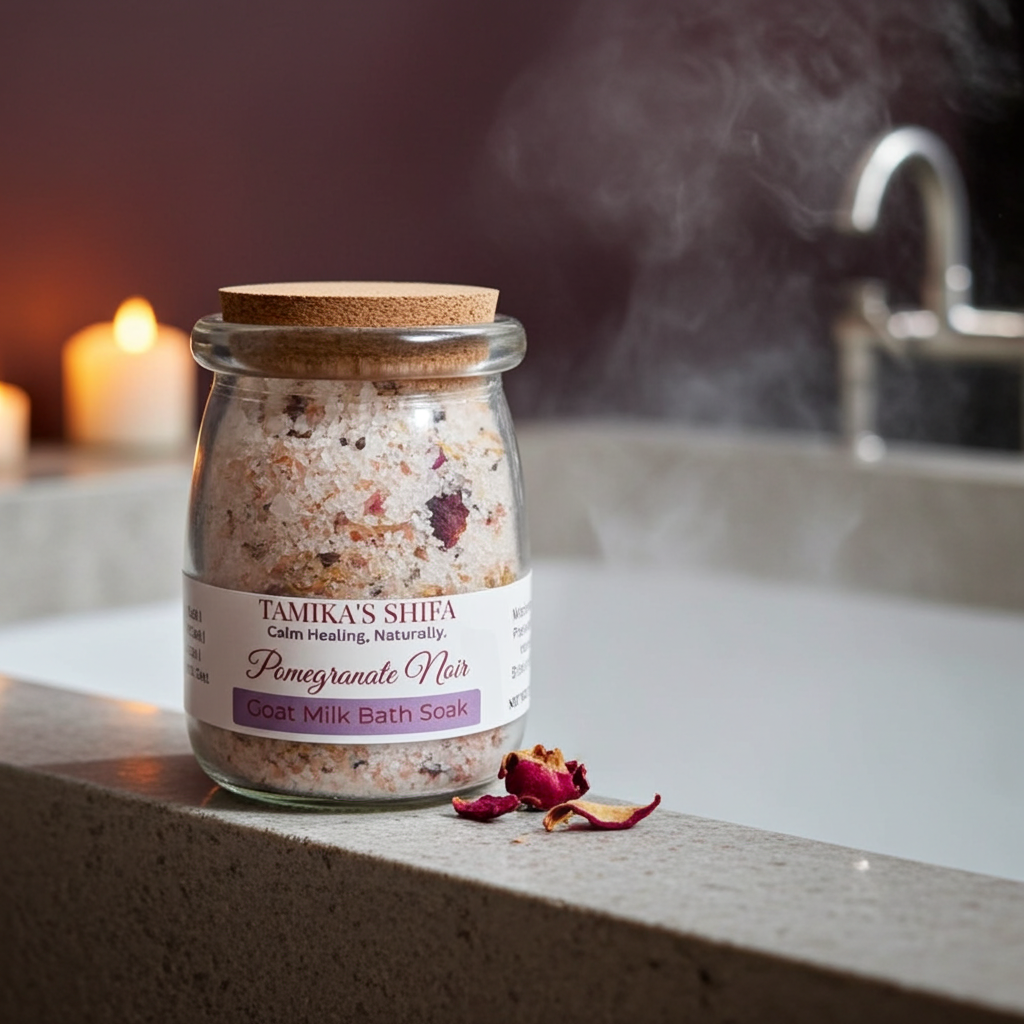 Pomegranate Noir Goat Milk Bath Soak
