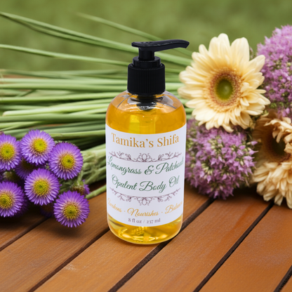 Lemongrass & Patchouli Opulent Body Oil