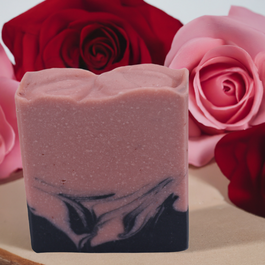 Rose Clay & Activated Charcoal Soap