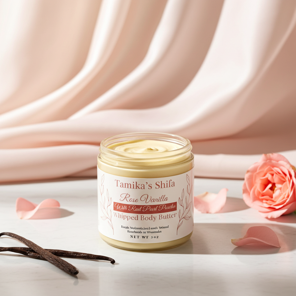 Rose Vanilla Pearl Body Butter