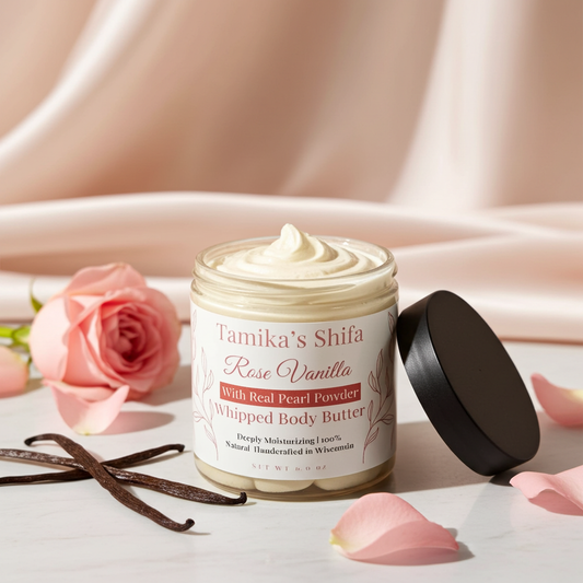 Rose Vanilla Pearl Body Butter