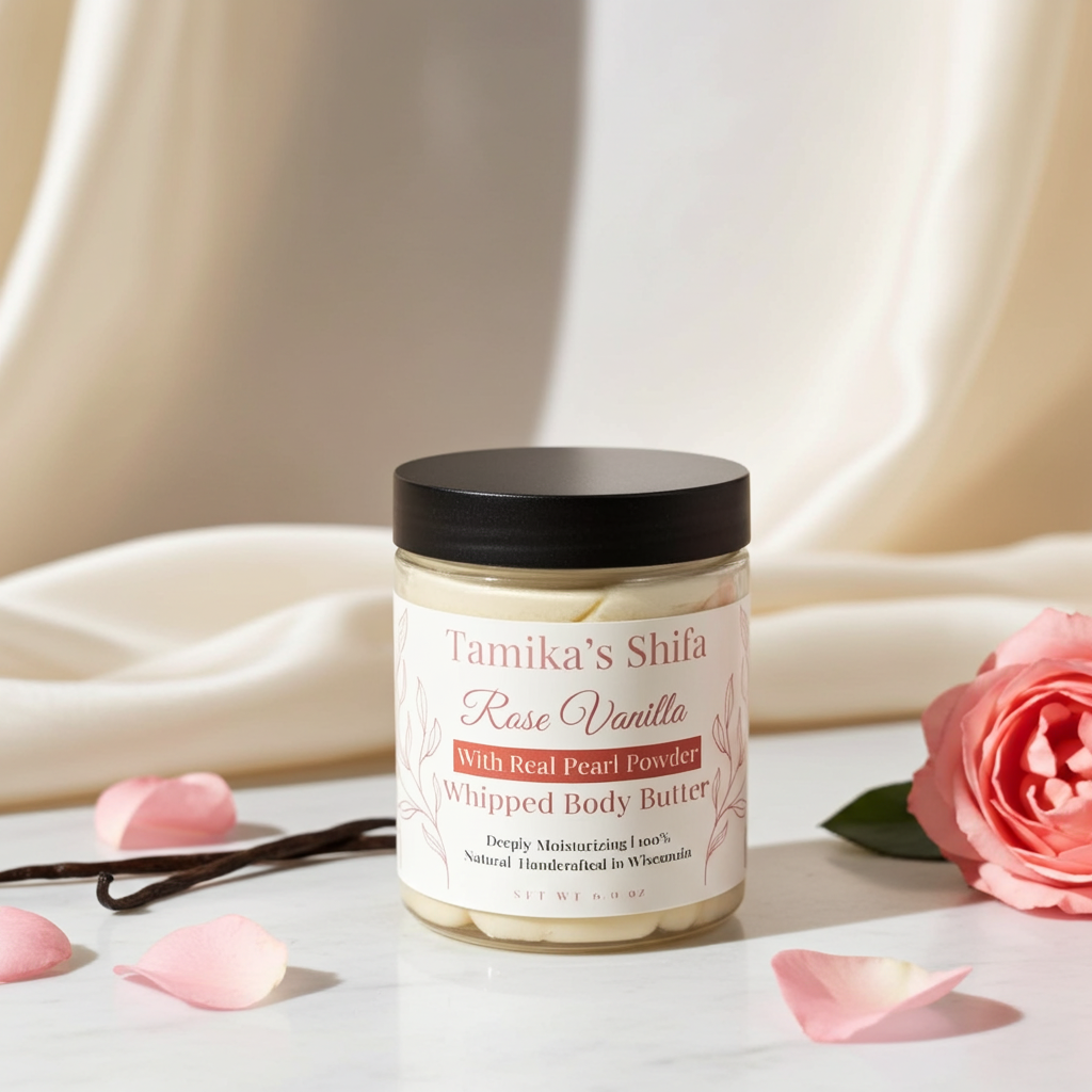 Rose Vanilla Pearl Body Butter