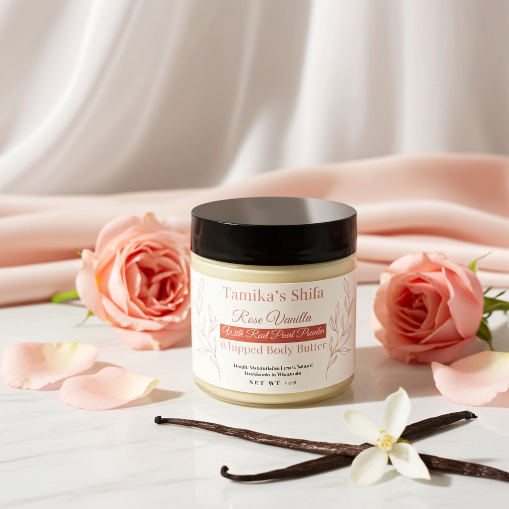 Rose Vanilla Pearl Body Butter