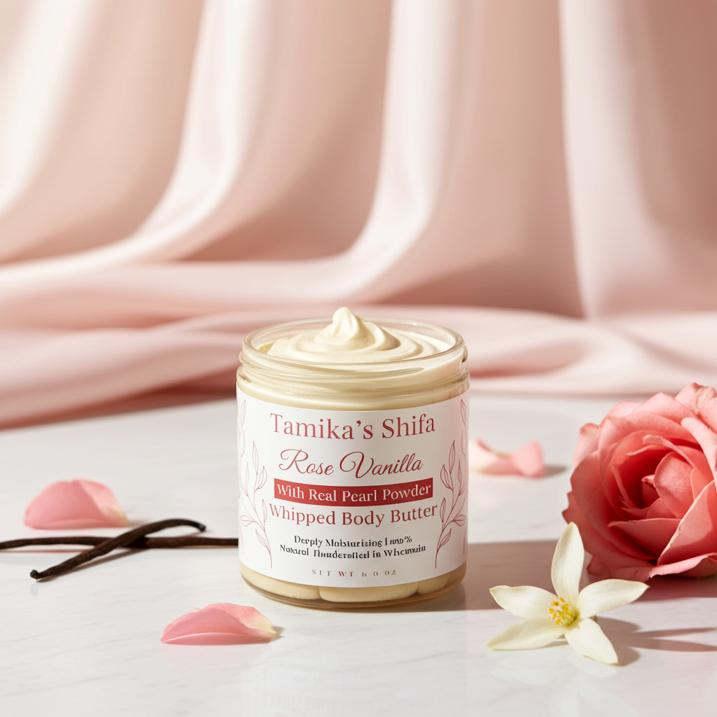 Rose Vanilla Pearl Body Butter