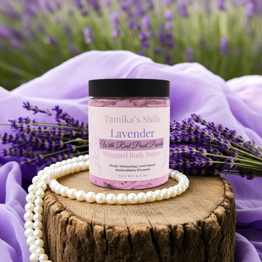 Pearl-Infused Lavender Body Butter